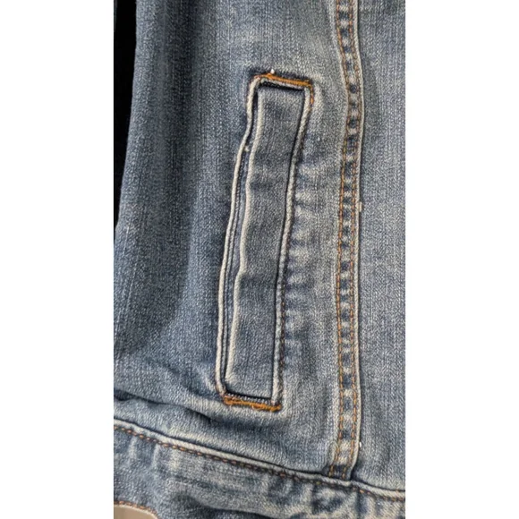 Women's Time and Tru Blue Jean Jacket S - Picture 4 of 12